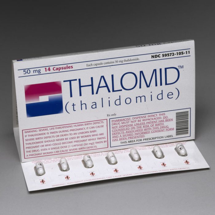 Thalomid, thalidomide-capsules, talidomit
