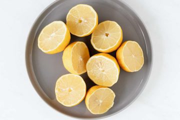 limon, doğranmış limon, sarı, tabak
